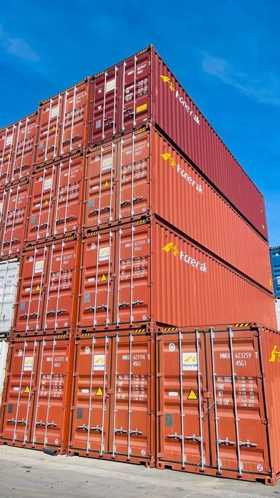 Container maritim 40 HQ NOU portocaliu 2023 10/10 Islaz