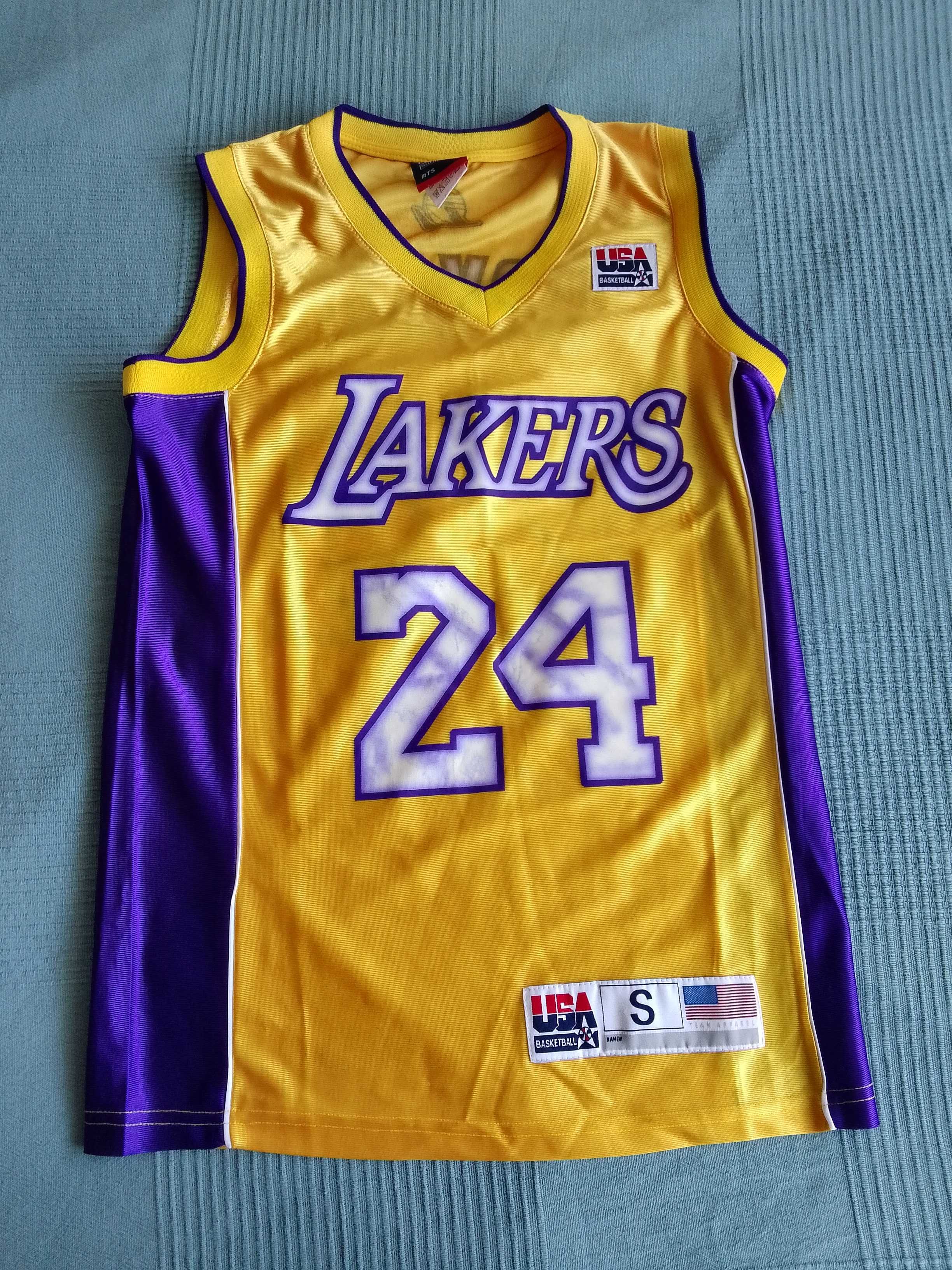 LA Lakers Kobe Bryant 24 Home Jersey (S) като нов
