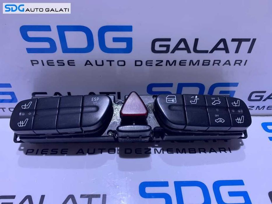Consola Buton Butoane Avarii Incalzire Scaune Blocare Deblocare Usi Portiere Mercedes Benz W203 C Class 2000 - 2007 Cod 2038210151