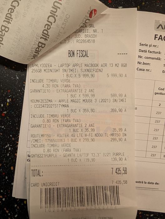 MacBook Air M2 Garantie 2028