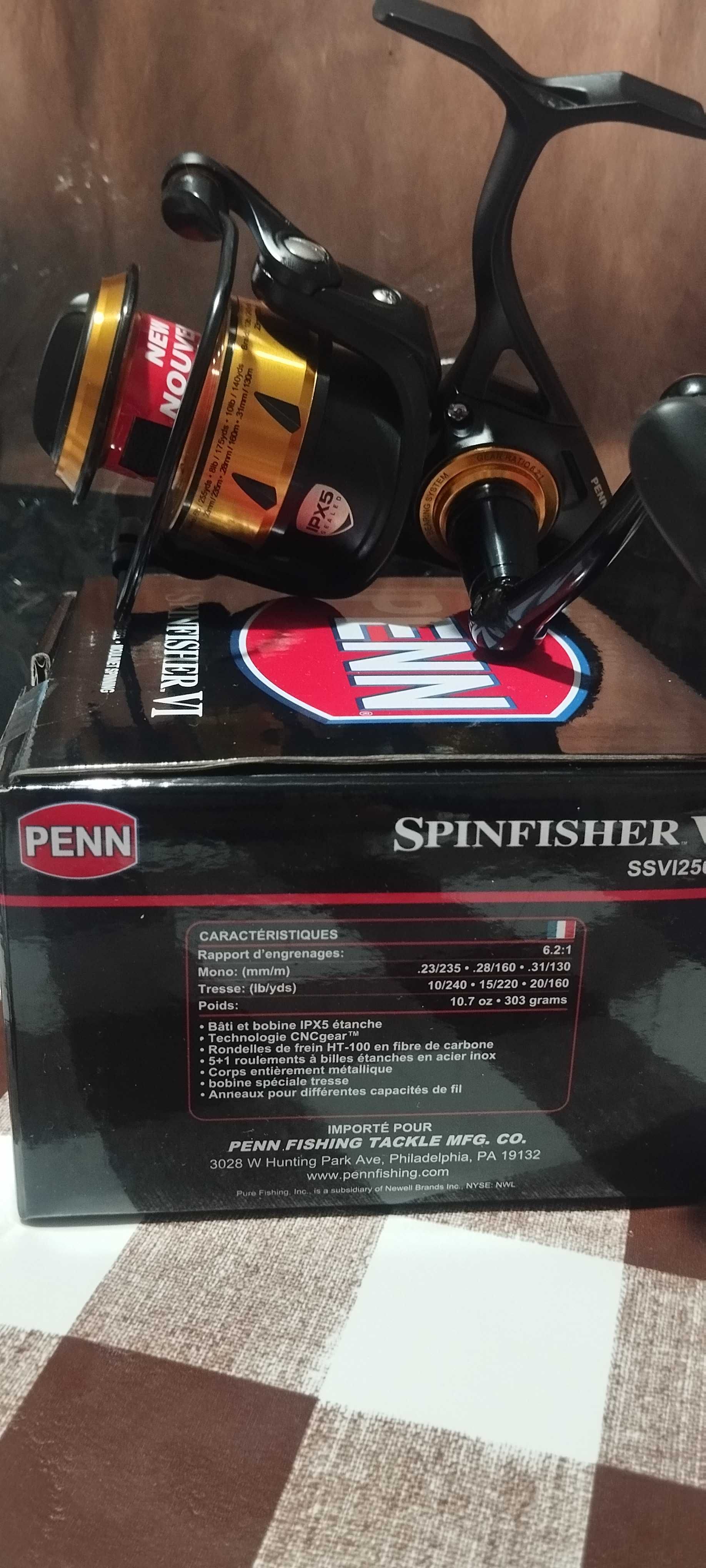 Макара PENN Spinfisher VI Spinning 2500 Reel BX
