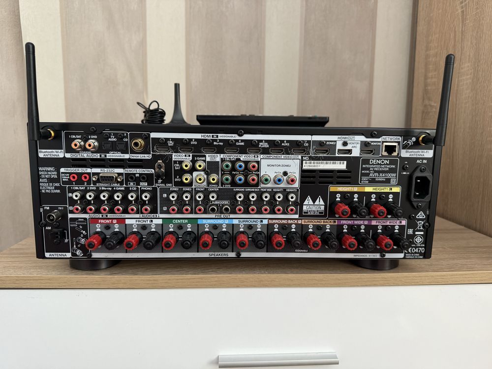 Denon AVR-X4100w Като нов Bluetooth Wo-Fi
