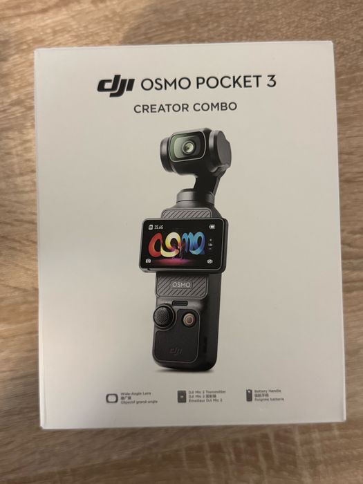 Dji osmo pocket 3 creator combo +cadou card de 256 gb
