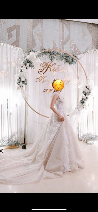 Свадебное, узату платье