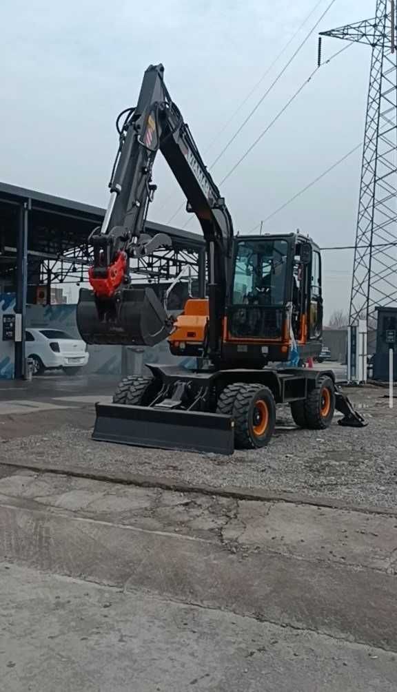 Экскаватор колёсный VIAMAR XN90-Y (6800 mm стрела с адаптером)