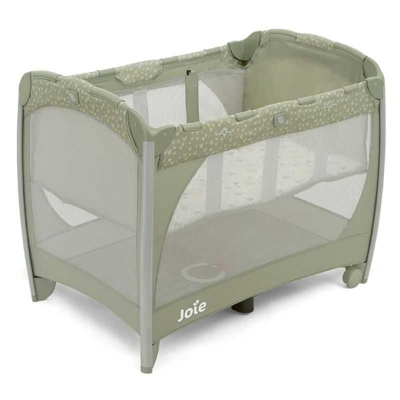 Манеж Joie Commuter change & snooze зеленого цвета