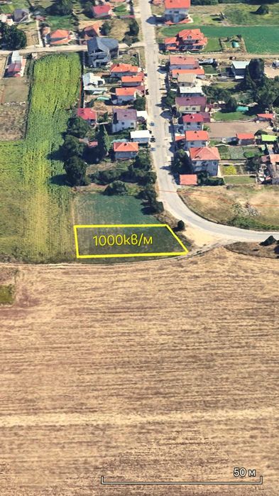 Парцел 1000квм Долни Богров