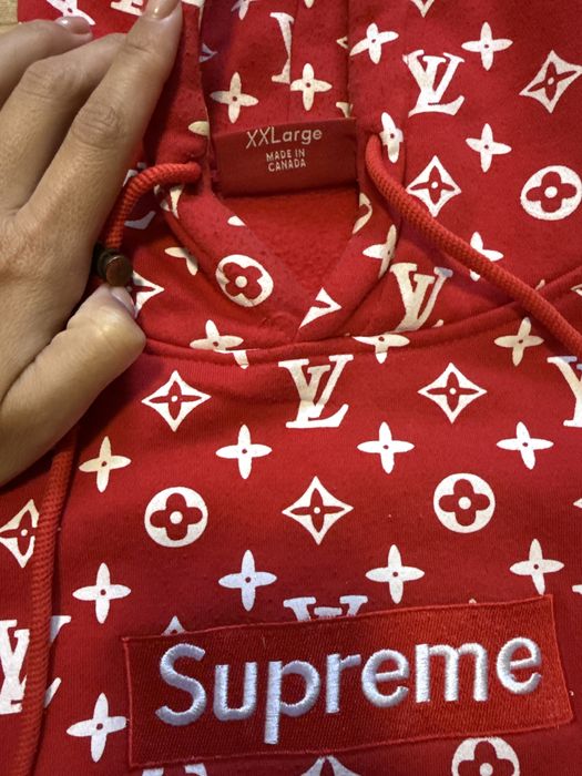SUPREME Louis Vuitton hoodie
