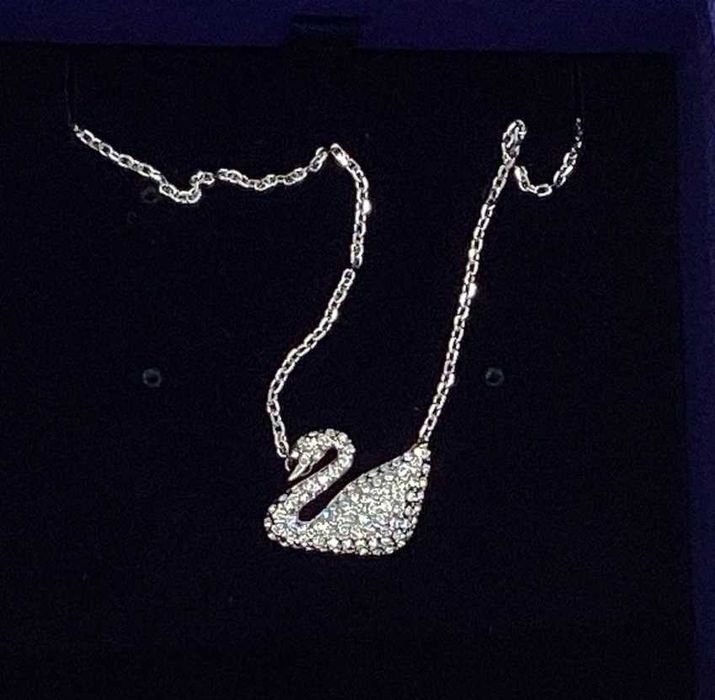 Lănțișor Swarovski Swan / Lebădă - nou, în cutie