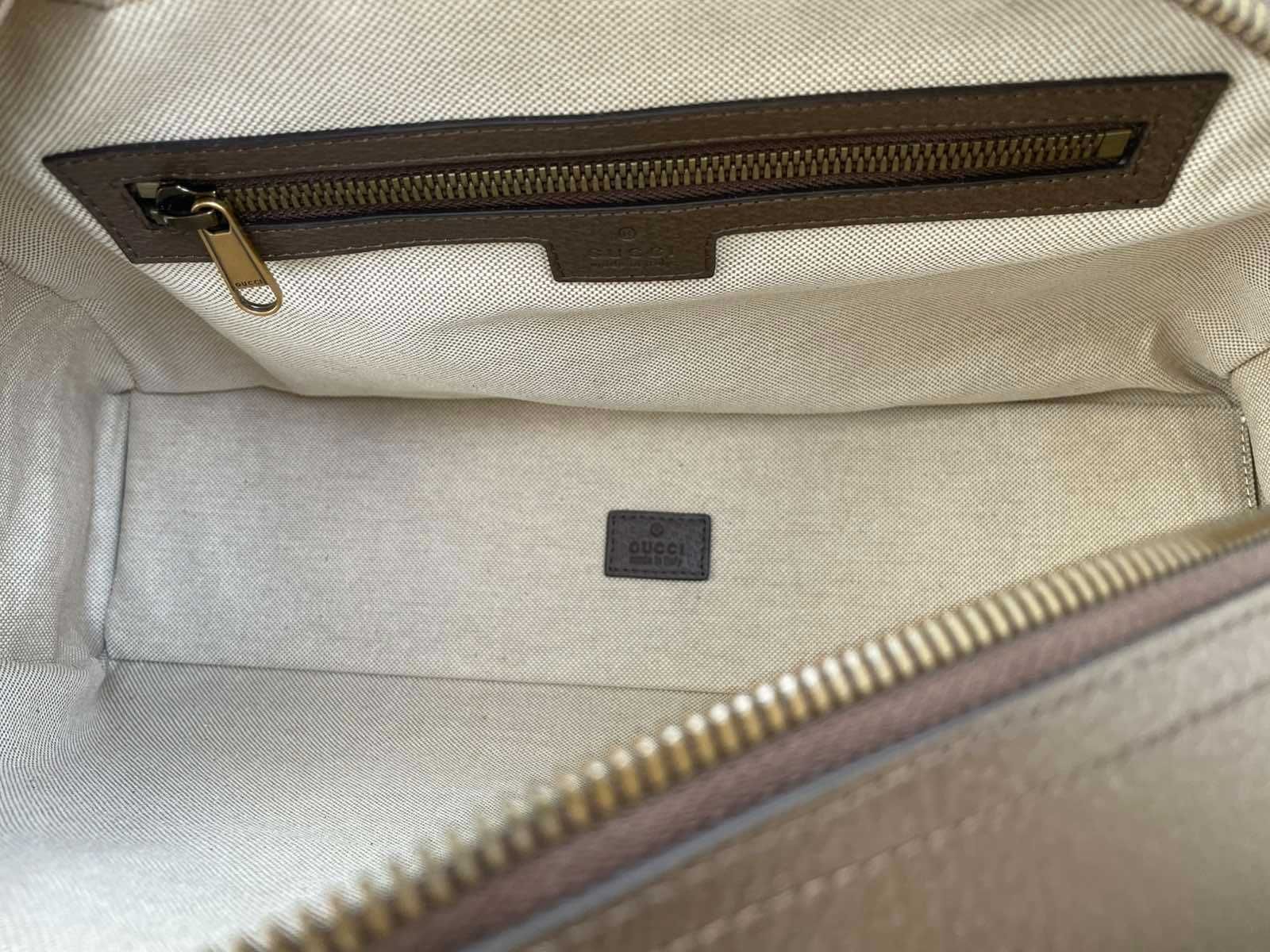 GUCCI Оригиналнa Чанта Ophidia Гучи Supreme Canvas Bowling Savoy Bag