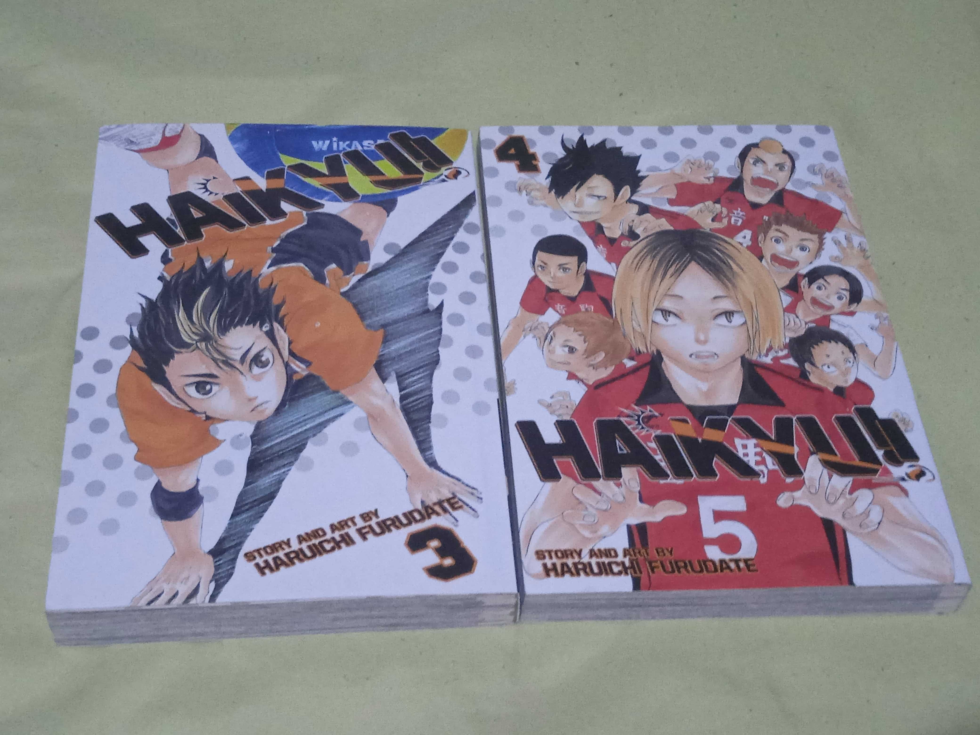 manga in limba engleza haikyu & my hero academia