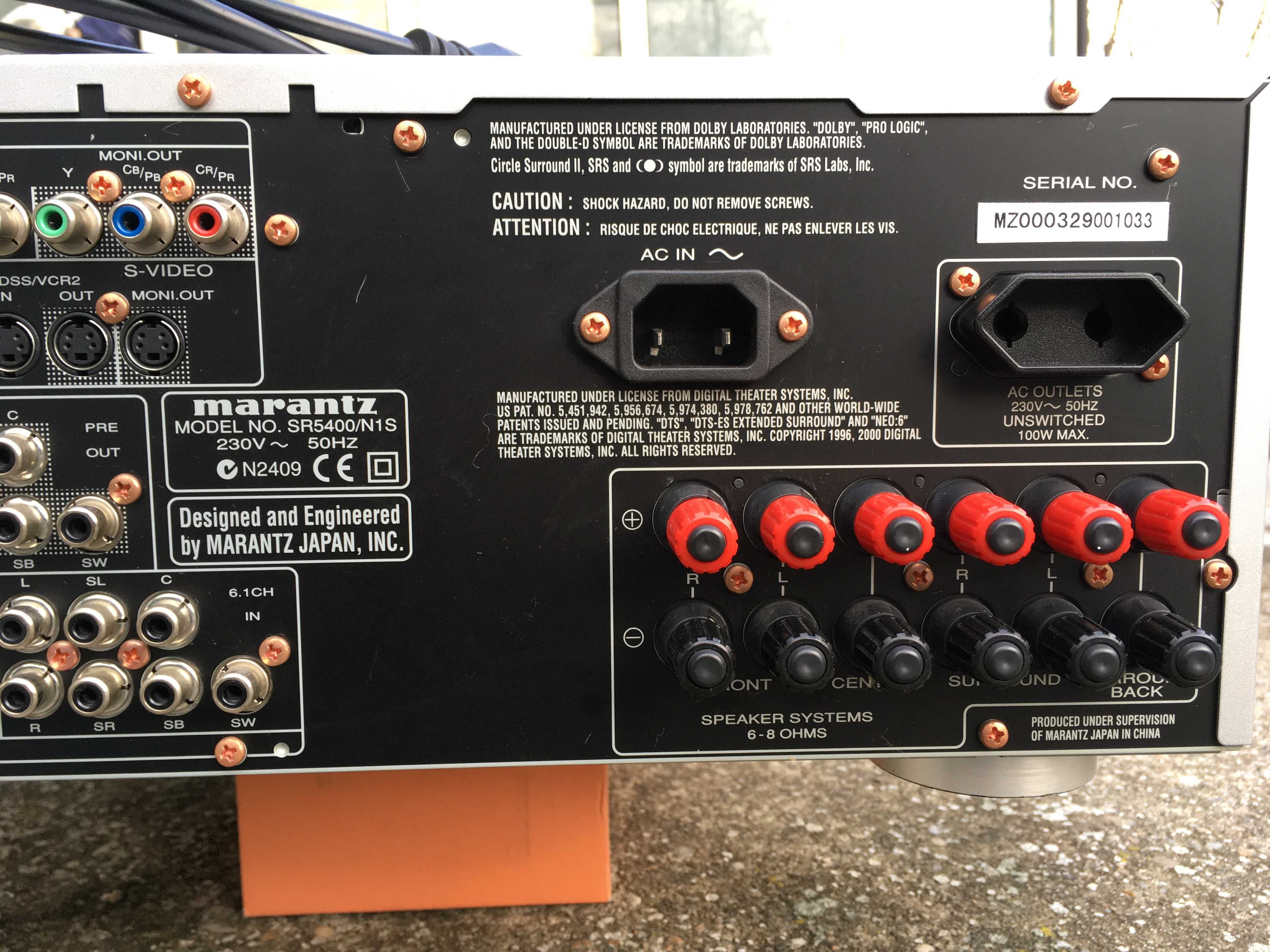 ресийвър Marantz SR-5400