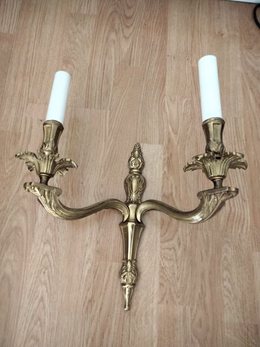 Aplica bronz, electrică,veche