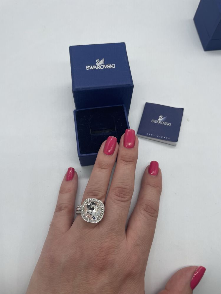Vand inel Swarovski original 2 in 1