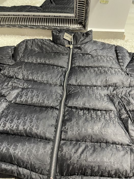 Geaca iarna Dior Oblique cu puf natural colectie noua