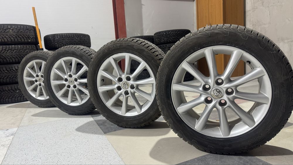 225 55Диски с резиной зимняя r17 toyota