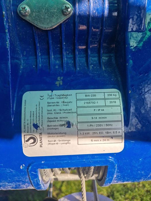 Macara tip troliu Planeta