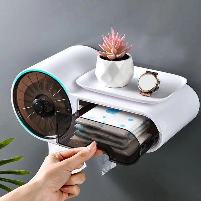 Органайзер с поставка за тоалетна хартия