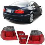Stop stopuri triple BMW E46 FL sedan rosu fumuriu LED NOU