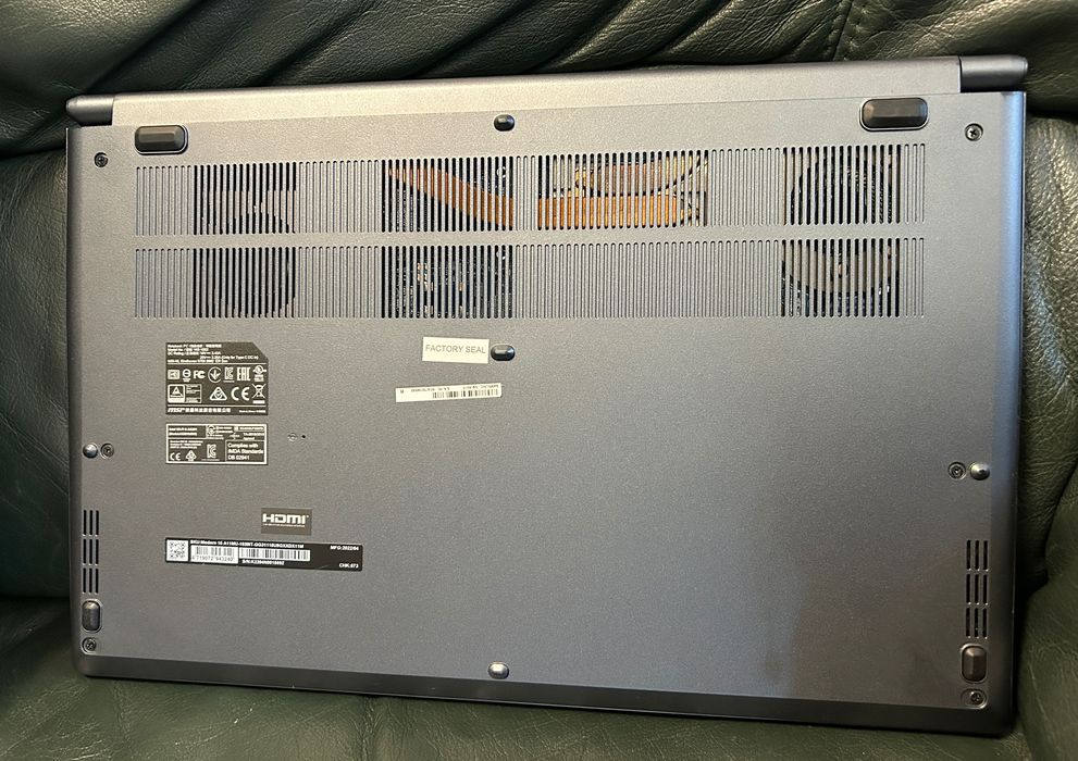 Laptop slim nou MSI 15.6 inch, i3-1115G4,16GB RAM,512GB SSD la cutie