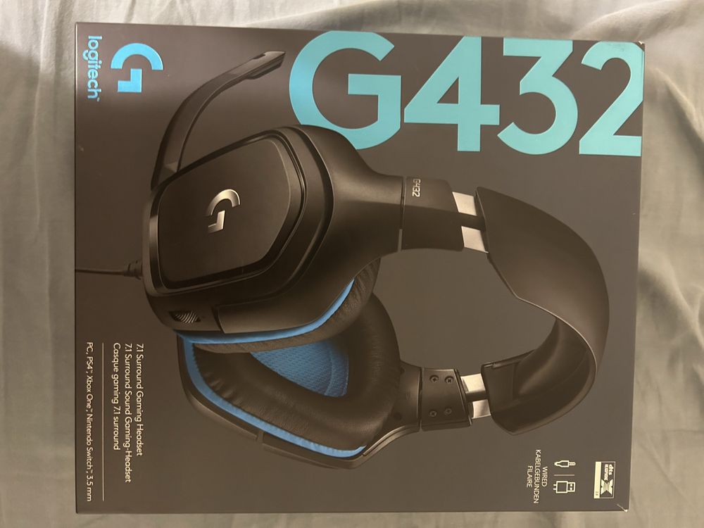 Геймърски слушалки Logitech G432