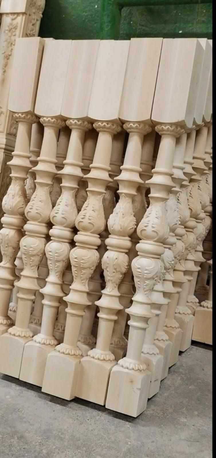 Baluștri lemn masiv
