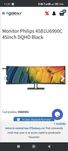 Monitor Philips 45B1U6900C 45inch DQHD Black