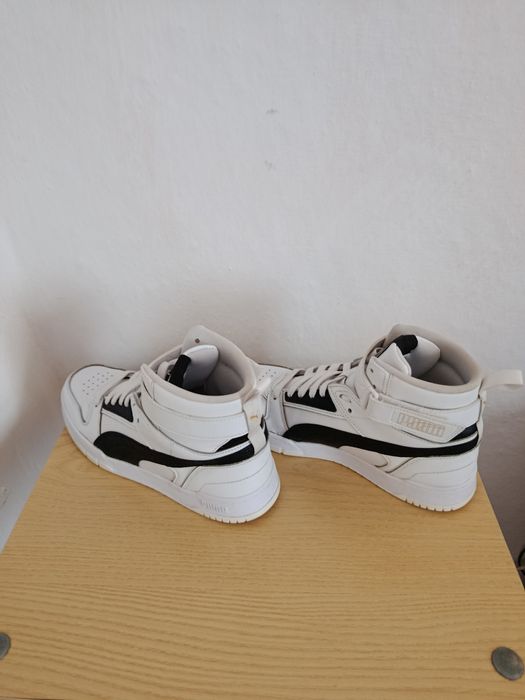 Puma high-tech alb/negru