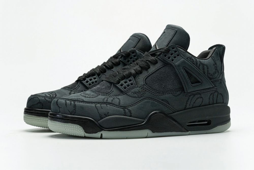 KAWS x Air Jordan 4 Black