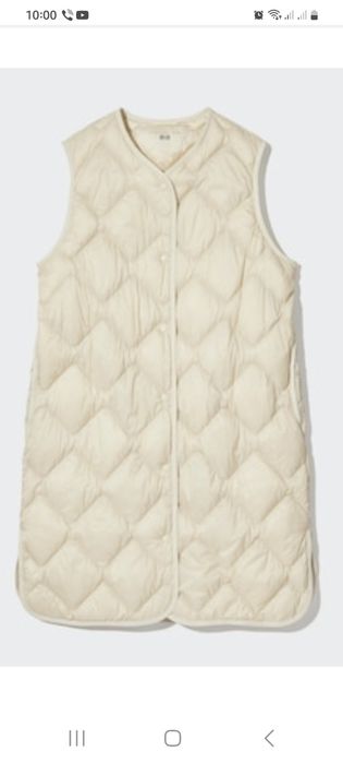 Жилетка пуховая, суперлегкая uniqlo размер 58-60