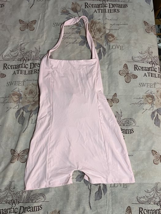 Розов спортен гащеризон размер S