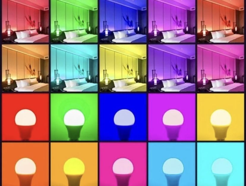 LED крушка с дистанционно - RGB 16 цвята с режим за смяна на цвета