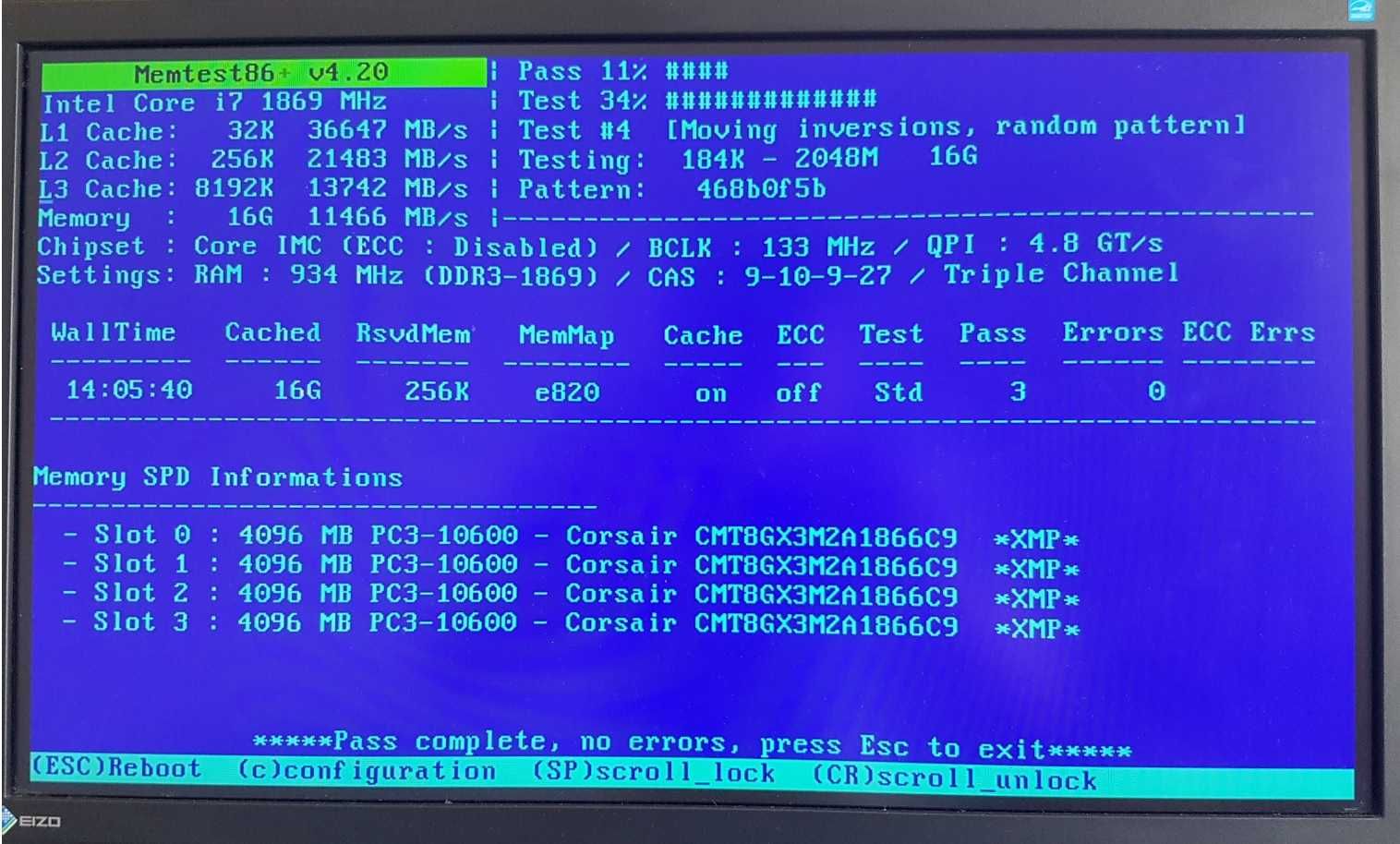 Corsair Dominator GT 4x4 DDR3 1866  Kingston Hyper XFury 2x8 DDR3 1866