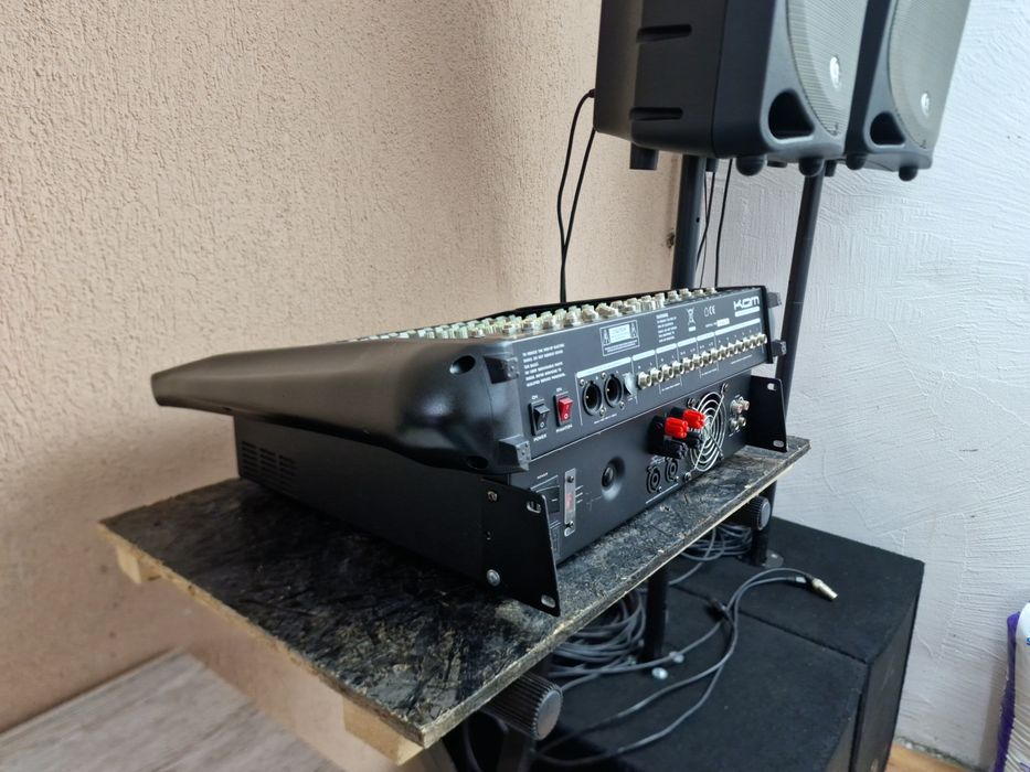 Mixer activ KAM KMD10 – 14 canale, 750W, efecte digitale, impecabil