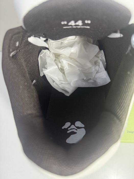 Adidasi Off-White Out Of Office white and black  Lace-Up Sneakers