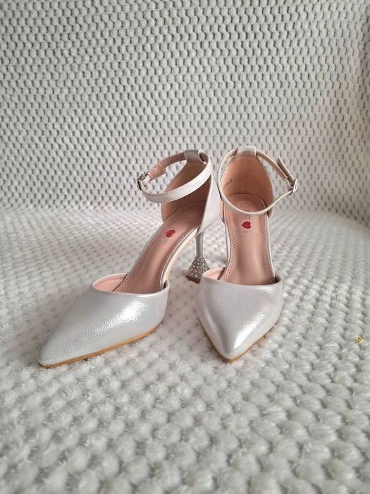 Pantofi de mireasa, noi, din piele, masura 37