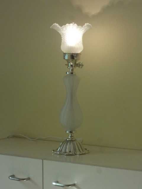 Гръцка лампа от метал и стъкло