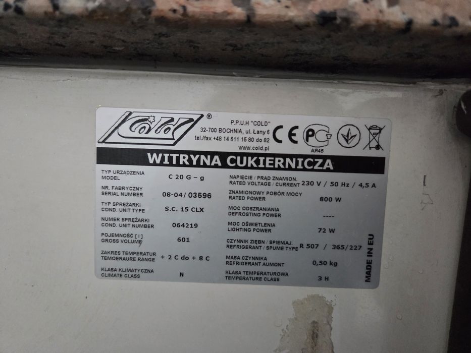 De vânzare vitrina frigorifica