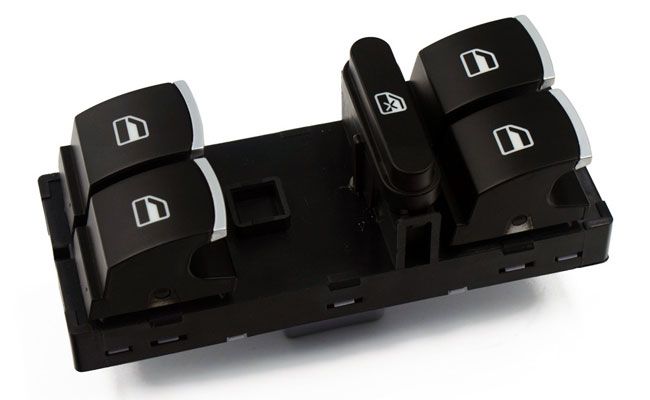 Set butoane cromate geamuri, oglinzi, faruri - VW Touran / Caddy