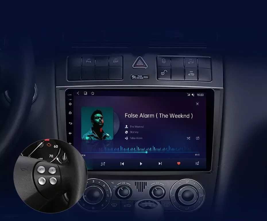 Navigatie Dedicata Mercedes C W203/GLK W209, 9Inch, Bluetooth, WiFi