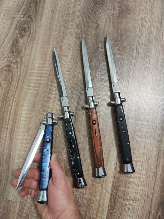 Briceag italian Stileto 34cm - cuțit cu buton automat , nou sigilat