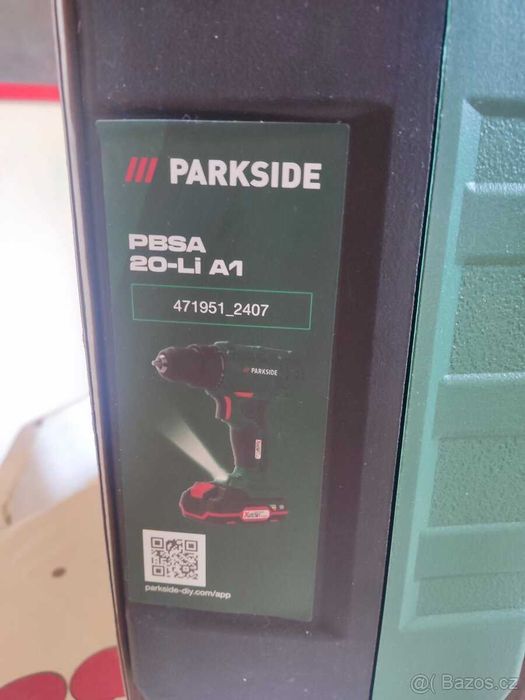 Parkside  20V- Masina de insurubat si gaurit cu incarcat si acumulator