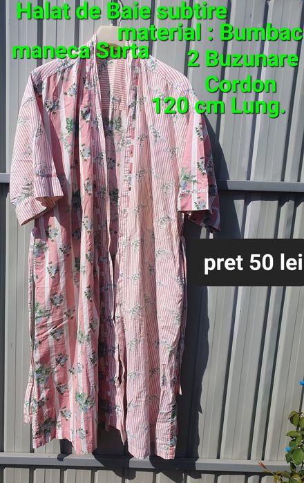 Halat de baie bumbac