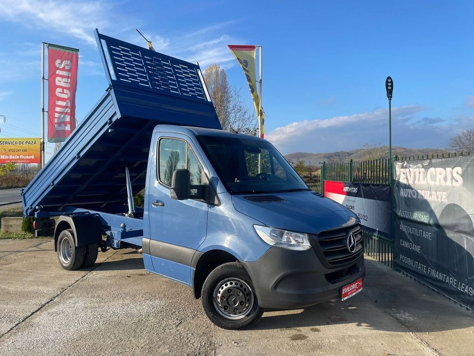 Mercedes-Benz Sprinter BASCULABIL AXA DUBLA SPATE Bena 3.8 m Posibilitate LEASING/BASCULABIL 3 parti/BENA 3.8 m/CLIMA/TVA Deductibi