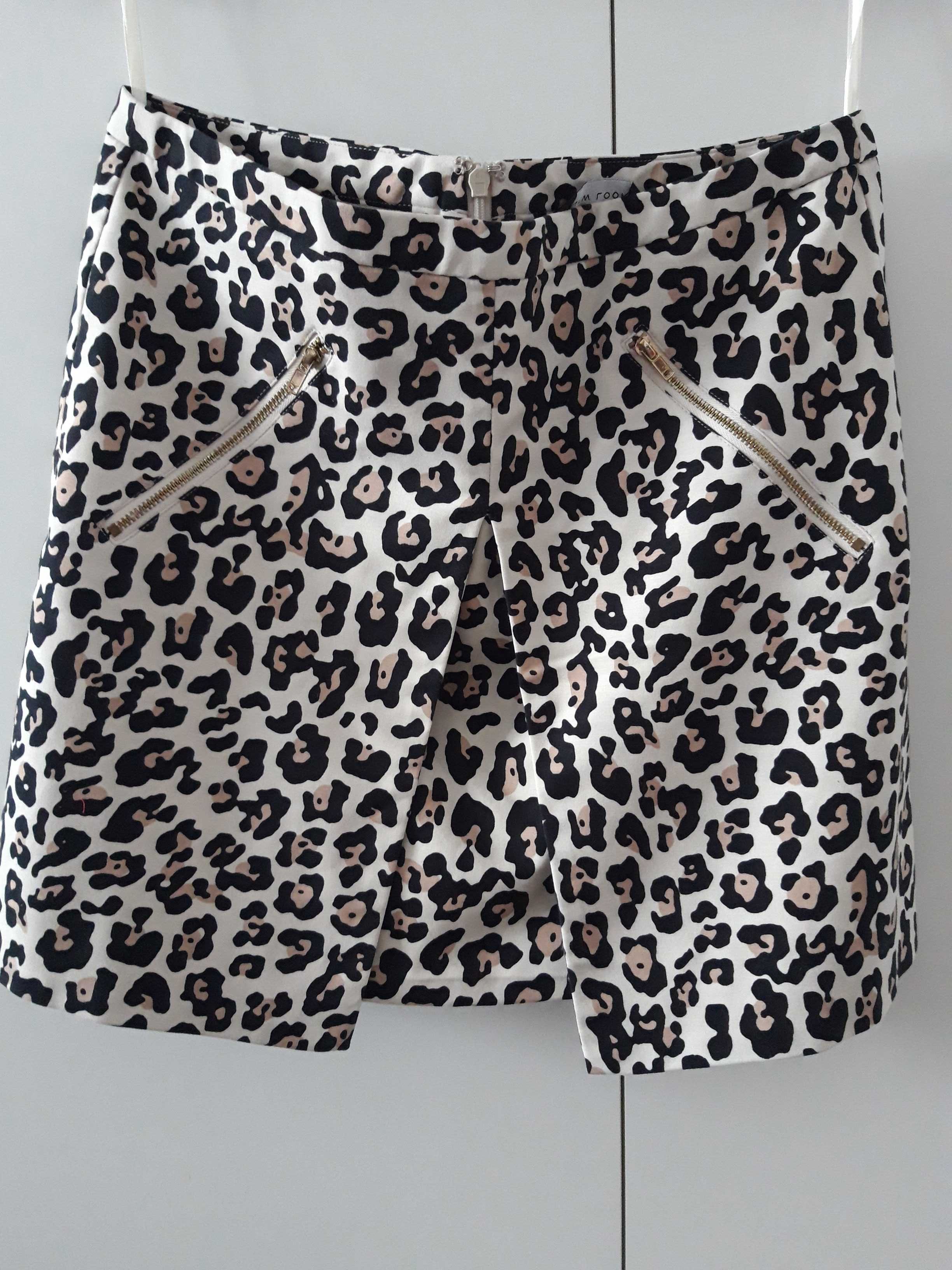 Fustă New Look animal print marime 10/M