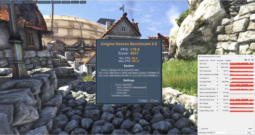 Видео карта Asrock RX 6800 XT Phantom Gaming 16GB GDDR6 AMD Radeon