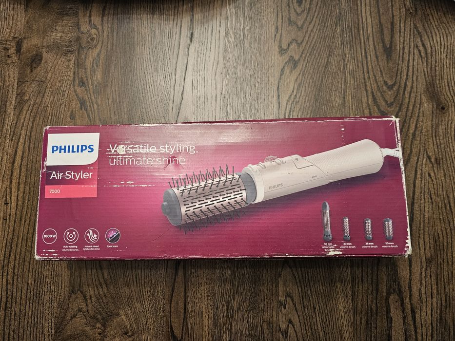 Електрическа четка за коса Philips - BHA735/00, 1000W, розова, нова