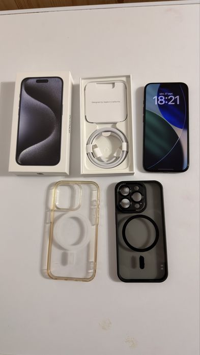 iPhone 15 Pro 256GB Titanium Blue - IMPECABIL!