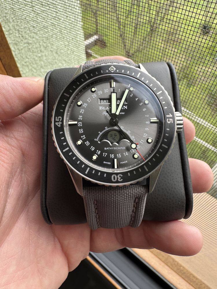 Blancpain Fifty Fathoms Bathyscaphe Quantième Complet Phases de Lune