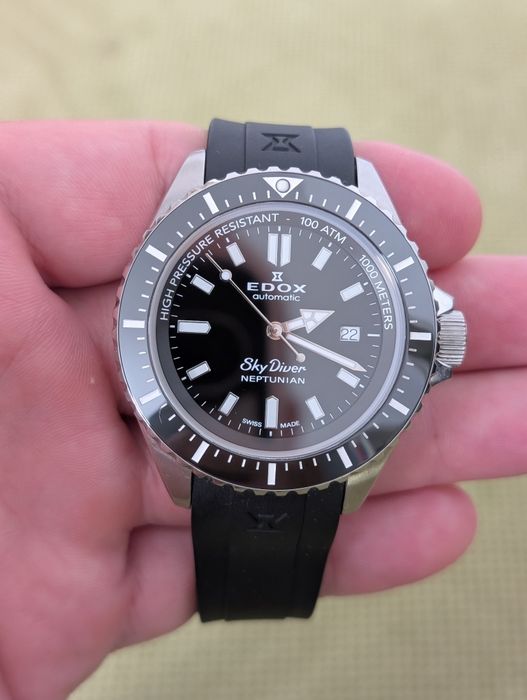 Ceas de mana Edox SkyDiver Neptunian 80120 3NCA NIN